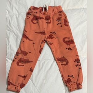 Old Navy Kids Dinosaur Print Sweatpants - Rust